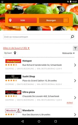 Pizza.be android App screenshot 3